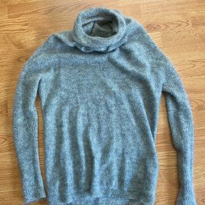 Rick Owens Mohair/Silk Blend Cowl Neck Sweater Size XS